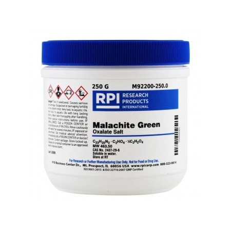 Rpi Malachite Green, Oxalate Salt, 250 G M92200-250.0